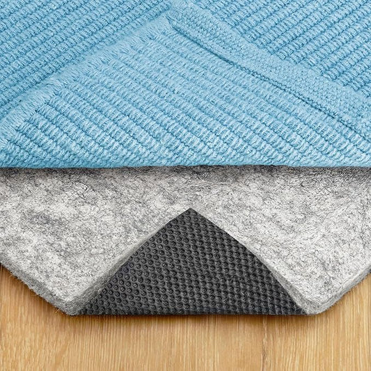 RUGPADUSA - Dual Surface - 3'10" x 5'10" - 3/8" Thick - Felt + Rubber - Enhanced Non-Slip Rug Pad - Adds Comfort and Protection - for Hard Surface Floors