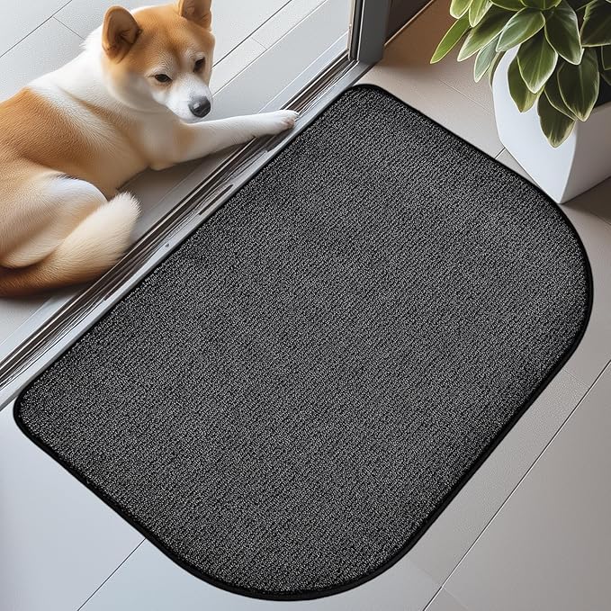 Washable Kitchen Rug 24" x 35.5" / 60cm x 90cm, Non Slip Kitchen Mat for Floor, Absorbent Indoor Throw Rug for Laundry, Bathroom, Bedroom, Door