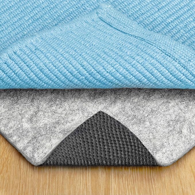 RUGPADUSA - Dual Surface - 5'3" x 7'6" - 1/8" Thick - Felt + Rubber - Non-Slip Backing Rug Pad - Adds Low-Profile Comfort and Protection