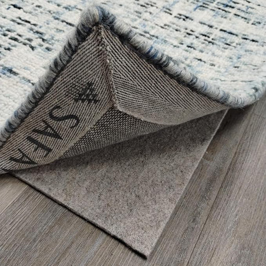 1'10" x 9'10" - Rug Pad - Hard Surface/Carpet - Non Slip - Felt/Rubber - Reversible - 1/4In - 10YR
