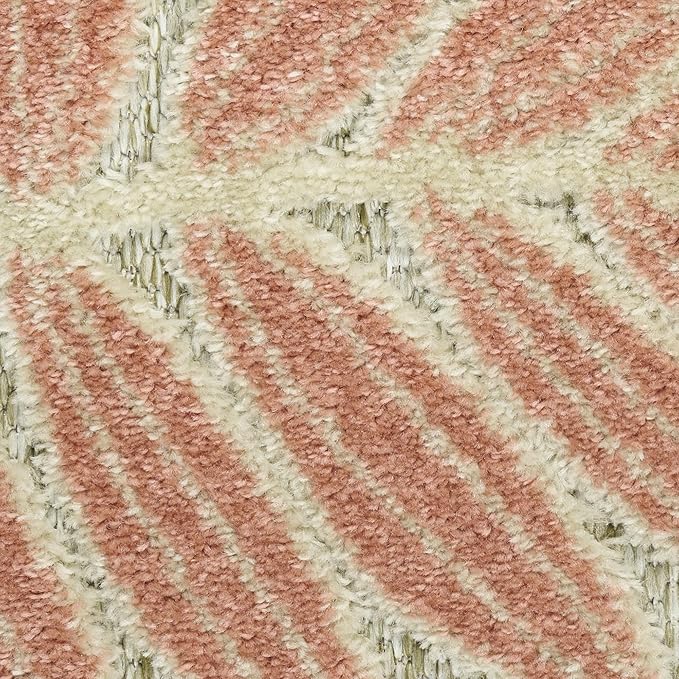 Nourison Home Aloha Sage Rose 2'8" x 4' Area Rug - Easy Clean, Non Shedding, Bed Room, Living Room, Dining Room, Kitchen (3' x 4')
