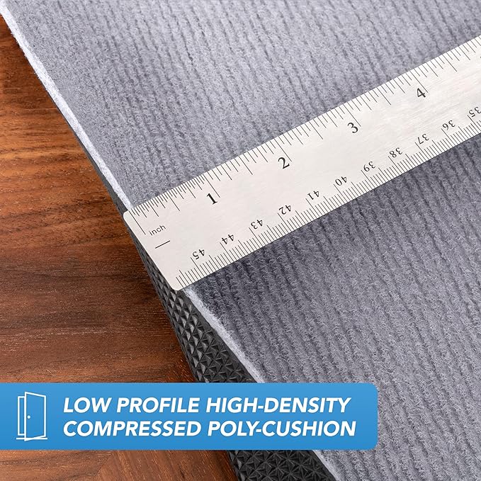 Arkwright 2' x 3' Non Slip Area Rug Pads with Max Grip Tech - Low Profile, Multi-Layered Carpet Under Padding for Indoor Hardwood Floors & Outdoor