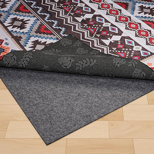 100% Waterproof Rug Pad, 8x10 Foot Non-Slip Rug Pad, 1/4 Inch Non-Slip Carpet,Suitable for Hardwood Floor Felt MATS and All Floors, Protecting The Floor and Keeping The Carpet Soft and Safe