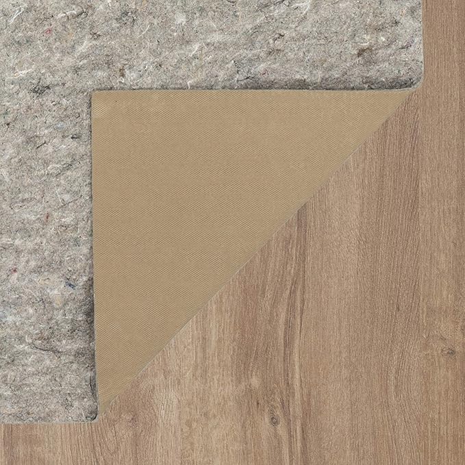 Mohawk Home 7' 8" x 10' 4" Non Slip Grip Rug Pad 1/4 Thick Felt + Rubber Backing - Dual Surface Safe for All Floors