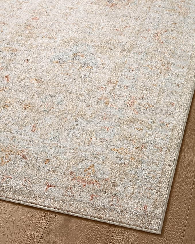 Loloi Monroe Collection MON-05 Sand/Sunrise 2'-6" x 4'-0" Accent Rug