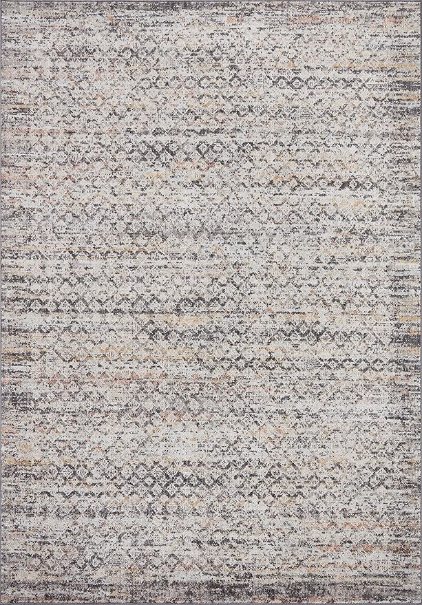 Loloi Monroe Collection MON-03 Grey/Multi 2'-6" x 7'-9" Runner Rug