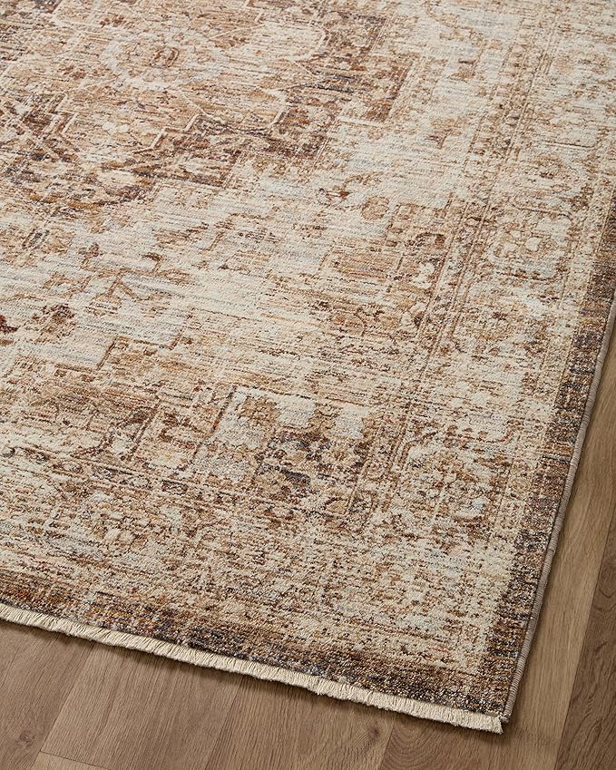 Loloi Sorrento Collection SOR-03 Mocha/Multi 3'-11" x 5'-7" Accent Rug