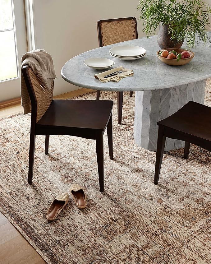 Loloi Sorrento Collection SOR-03 Mocha/Multi 2'-7" x 8'-0" Runner Rug