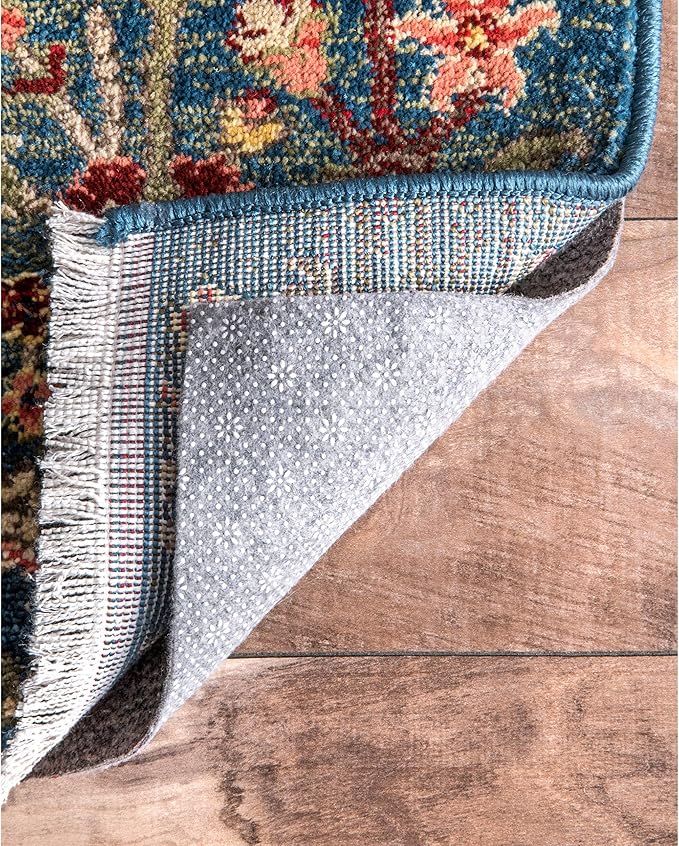 nuLOOM Oval 8' x 10' Premium Eco-Friendly Felt Rug Pad, 1/8 " Thick Low Profile, Non-Slip Backing, Customizable Size, Hardwood, Carpet, Tile, Vinyl, Linoleum, Made in USA, 100% Recycled Materials