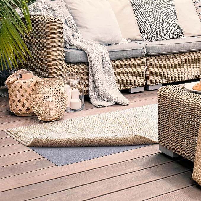 Arkwright 2.5' x 7' Non Slip Runner Rug Pads with Max Grip Tech - Low Profile, Multi-Layered Carpet Under Padding for Indoor Hardwood Floors & Outdoor