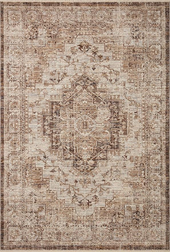 Loloi Sorrento Collection SOR-03 Mocha/Multi 2'-7" x 8'-0" Runner Rug