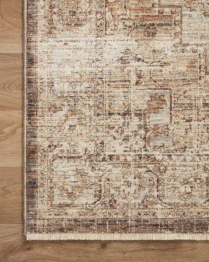 Loloi Sorrento Collection SOR-03 Mocha/Multi 3'-11" x 5'-7" Accent Rug
