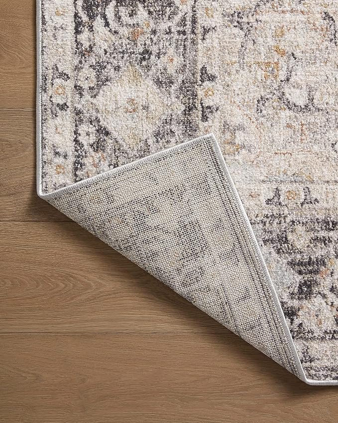 Loloi Monroe Collection MON-01 Charcoal/Multi 2'-6" x 5'-9" Accent Rug
