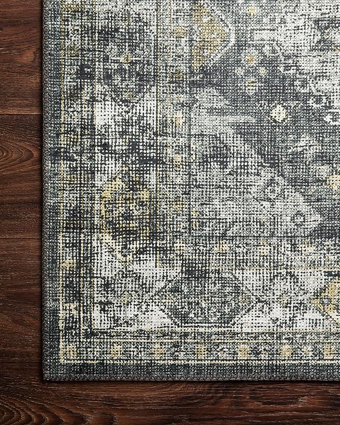 Loloi II Skye Collection SKY-09 Graphite/Silver 2'-6" x 7'-6" Runner Rug