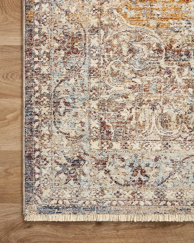 Loloi Sorrento Collection SOR-04 Natural/Multi 2'-7" x 10'-0" Runner Rug