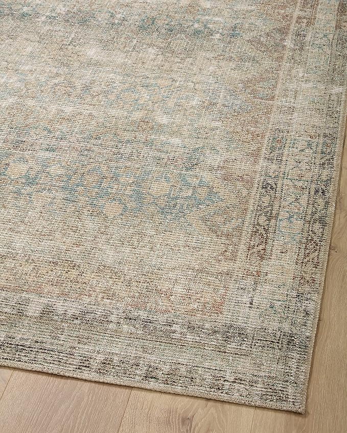 Loloi Angela Rose Aubrey Collection AUB-03 Jade/Natural 2'-0" x 5'-0", .19" Pile Height, Accent Rug
