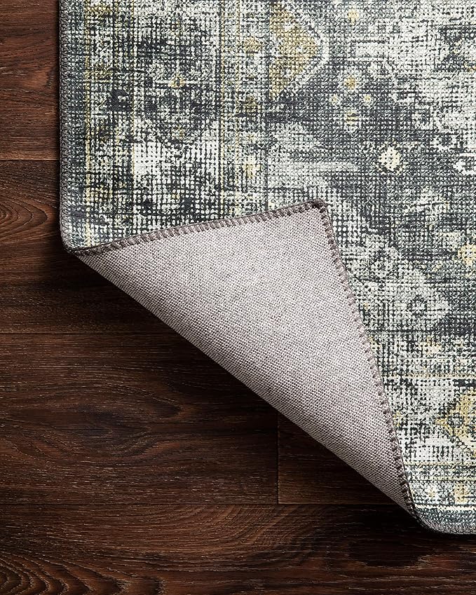 Loloi II Skye Collection SKY-09 Graphite/Silver 2'-6" x 7'-6" Runner Rug