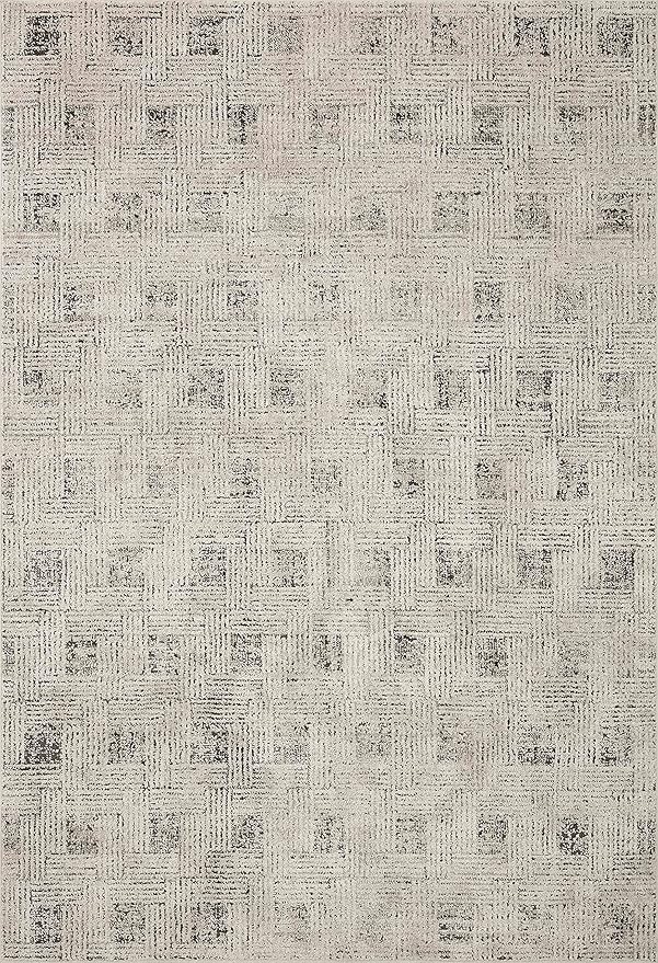Loloi Kamala Collection KAM-01 Grey/Graphite 2'-7" x 10'-0" Runner Rug