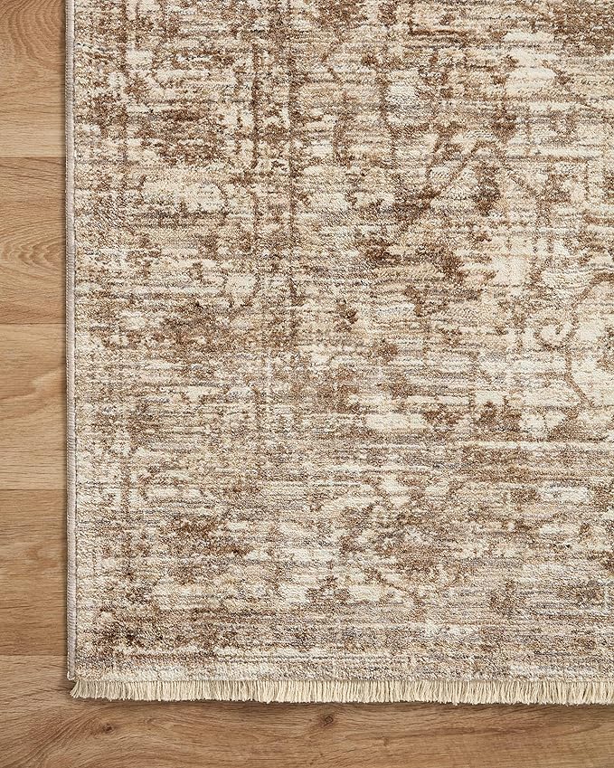 Loloi Sorrento Collection SOR-01 Bark/Natural 2'-7" x 8'-0" Runner Rug