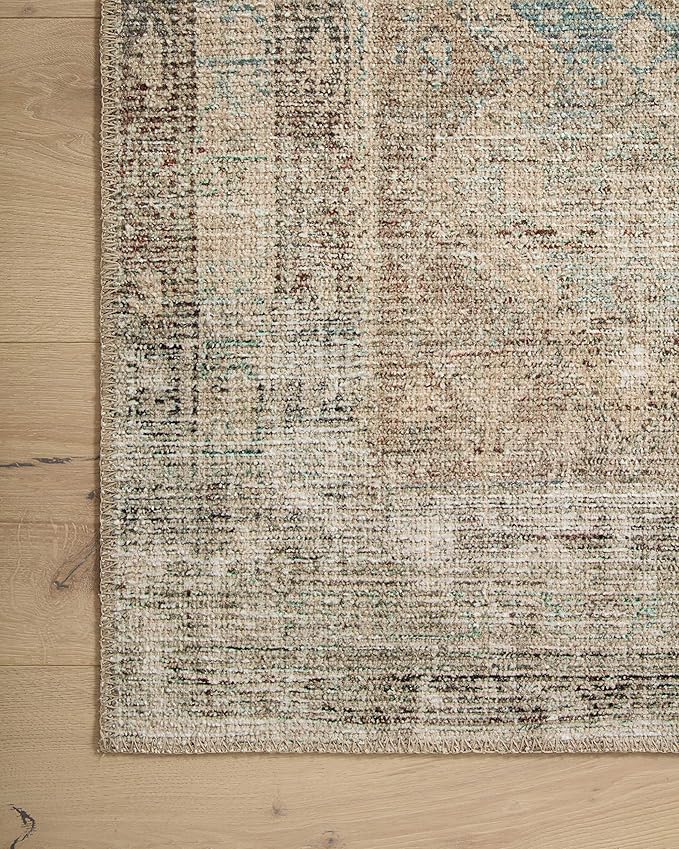 Loloi Angela Rose Aubrey Collection AUB-03 Jade/Natural 2'-0" x 5'-0", .19" Pile Height, Accent Rug