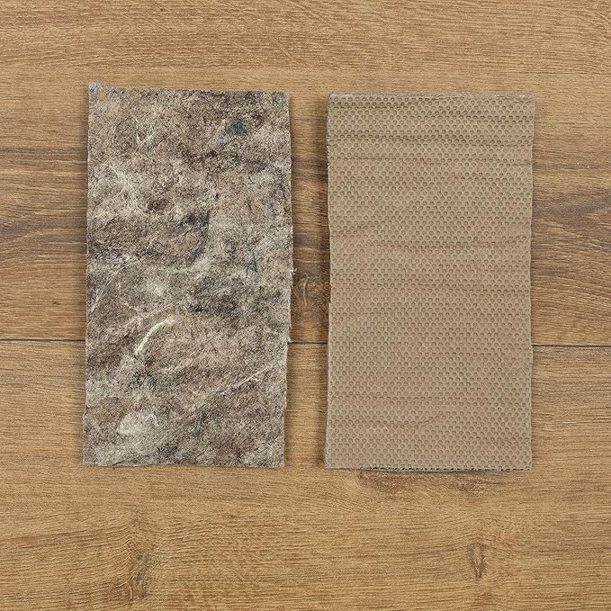 Mohawk Home 2' x 3' Non Slip Grip Rug Pad 1/2" Thick Dual Surface Felt Cushion + Rubber Gripper - Safe for All Floors