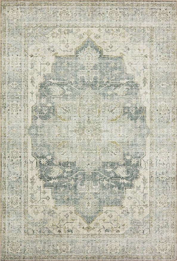 Loloi II Skye Collection SKY-12 Charcoal/Dove 2'-6" x 7'-6" Runner Rug