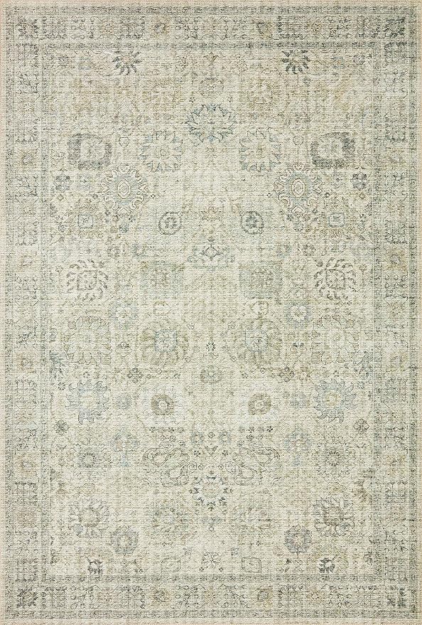 Loloi Skye Collection SKY-14 Natural/Sage 2'-6" x 12'-0" Runner Rug