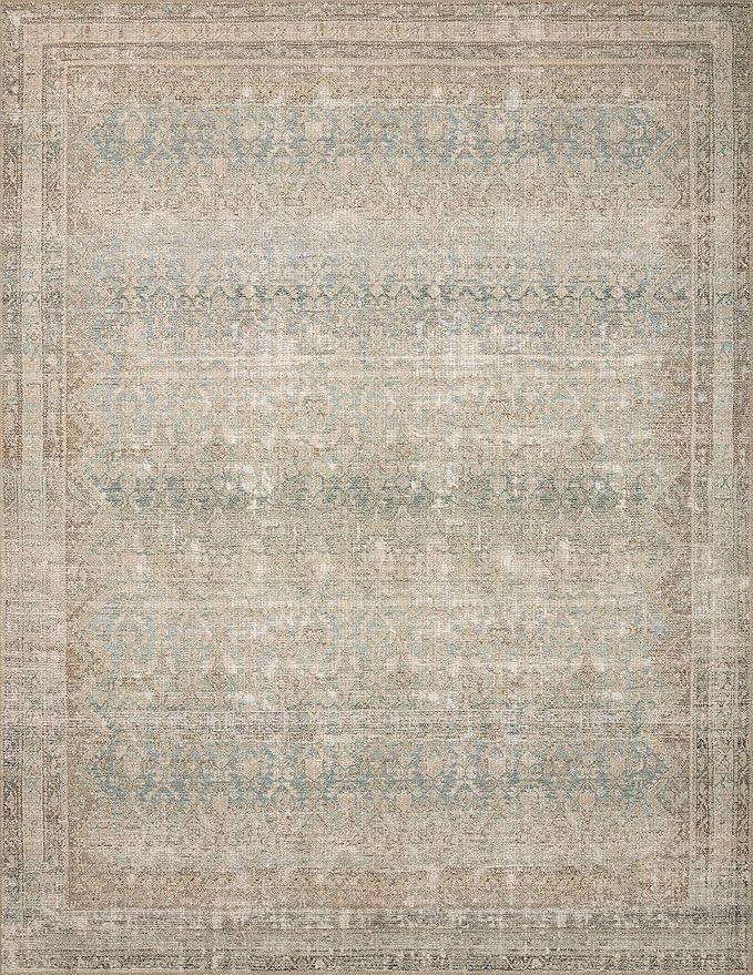 Loloi Angela Rose Aubrey Collection AUB-03 Jade/Natural 2'-0" x 5'-0", .19" Pile Height, Accent Rug