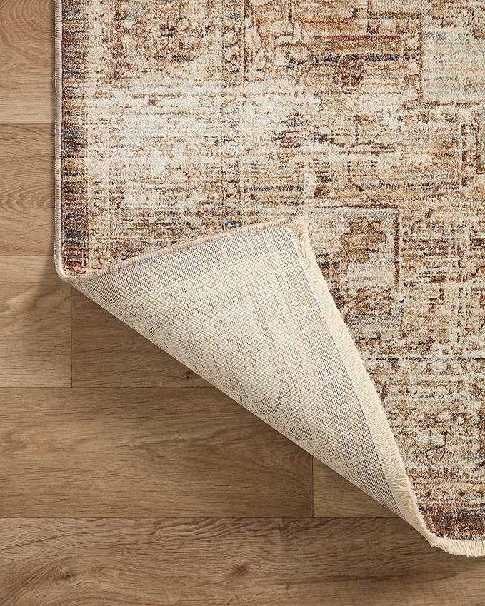 Loloi Sorrento Collection SOR-03 Mocha/Multi 2'-7" x 8'-0" Runner Rug