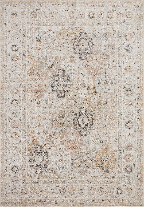 Loloi Monroe Collection MON-02 Beige/Multi 2'-6" x 10'-0" Runner Rug