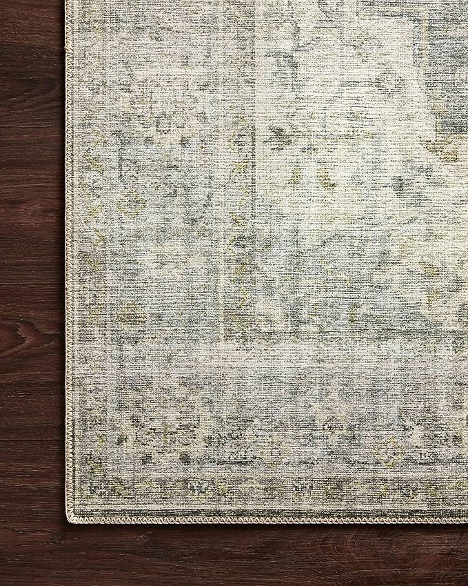 Loloi II Skye Collection SKY-12 Charcoal/Dove 3'-6" x 5'-6" Accent Rug