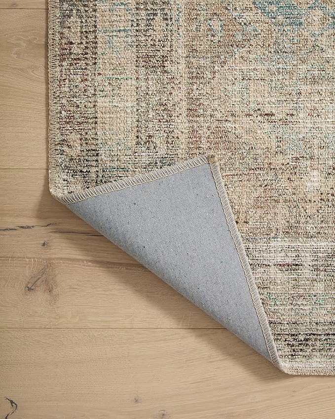 Loloi Angela Rose Aubrey Collection AUB-03 Jade/Natural 2'-0" x 5'-0", .19" Pile Height, Accent Rug