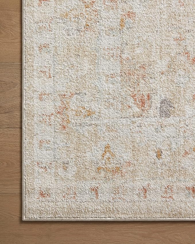 Loloi Monroe Collection MON-05 Sand/Sunrise 2'-6" x 4'-0" Accent Rug